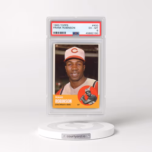 1963 Topps #400 Frank Robinson (PSA 6 EX-MT)