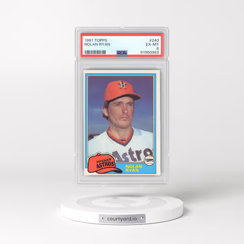 1981 Topps #240 Nolan Ryan (PSA 6 EX-MT)