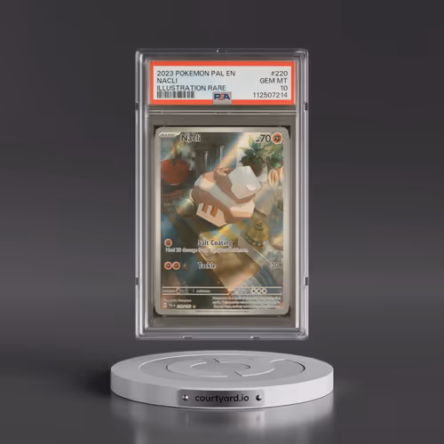 2023 Pokémon Pal EN-Paldea Evolved #220 Nacli - Illustration Rare (PSA 10 GEM MINT)