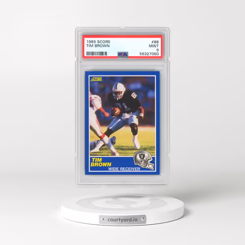 1989 Score #86 Tim Brown (PSA 9 MINT)