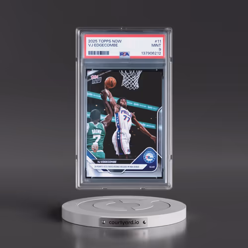 2025 Topps Now #11 VJ Edgecombe (PSA 9 MINT)