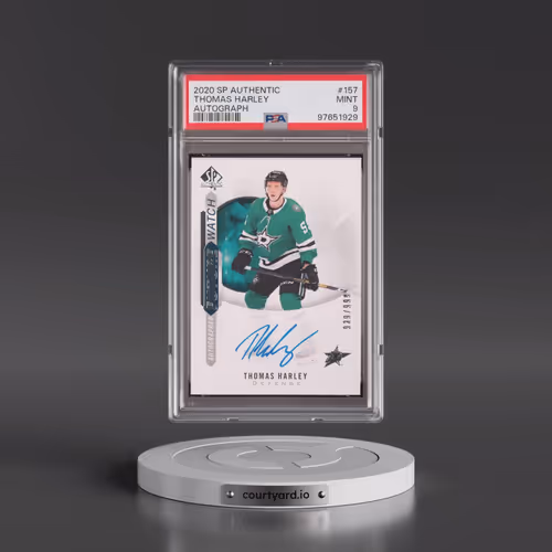 2020 SP Authentic #157 Thomas Harley - Autograph (PSA 9 MINT)
