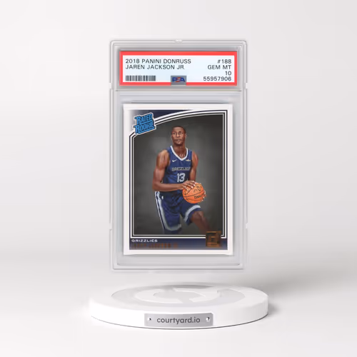 2018 Panini Donruss #188 Jaren Jackson Jr. (PSA 10 GEM MINT)