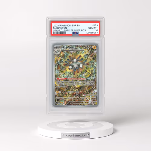 2024 Pokémon Svp EN-SV Black Star Promo #159 Magneton - Surging Sparks Pokemon Center Elite Trainer