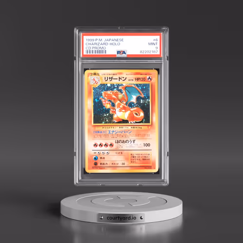 1999 Pokémon CD Promo #6 Charizard - Holo CD Promo (PSA 9 MINT)