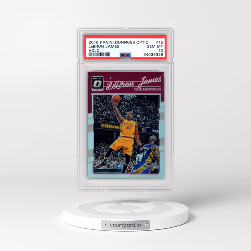 2016 Panini Donruss Optic #15 LeBron James - Holo (PSA 10 GEM MINT)