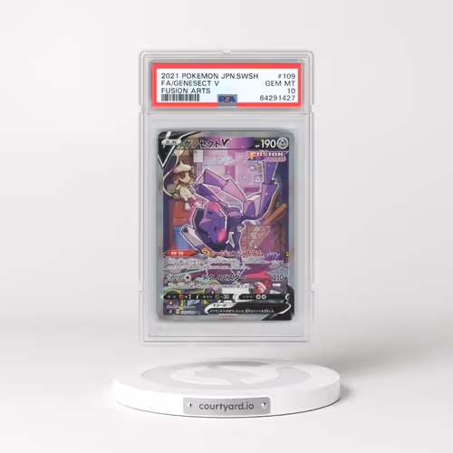 2021 Pokémon Sword & Shield Fusion Arts #109 Genesect V - Holo Full Art (PSA 10 GEM MINT)
