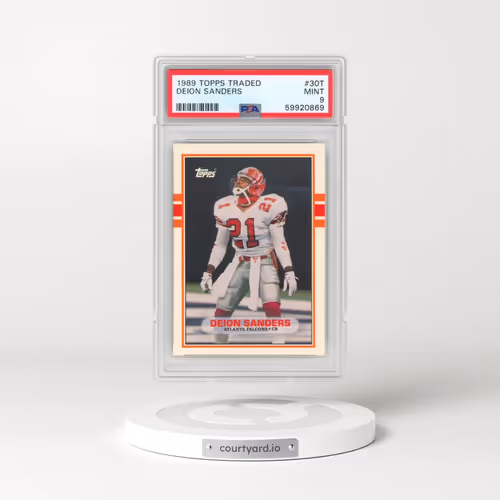 1989 Topps Traded #30T Deion Sanders (PSA 9 MINT)