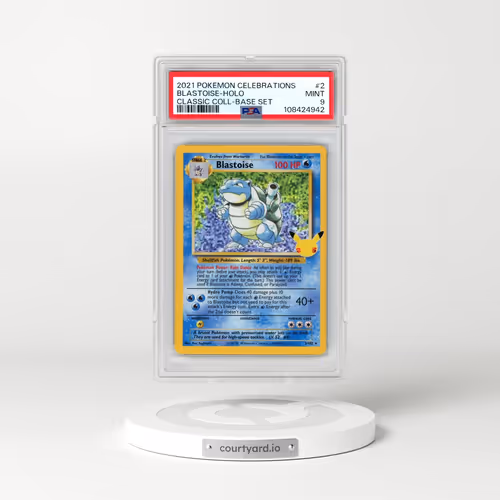 2021 Pokémon Celebrations Classic Collection #2 Blastoise - Holo (PSA 9 MINT)