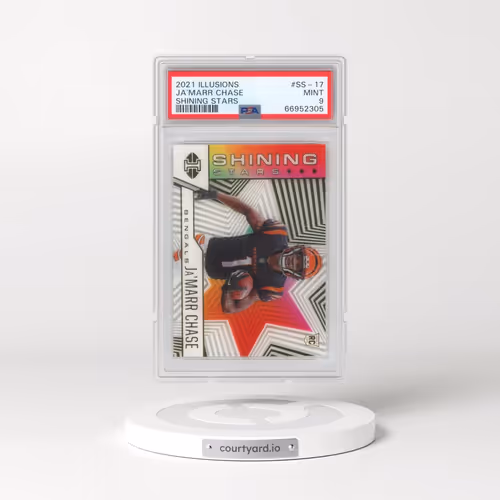 2021 Panini Illusions Shining Stars #SS-17 JA'Marr Chase (PSA 9 MINT)