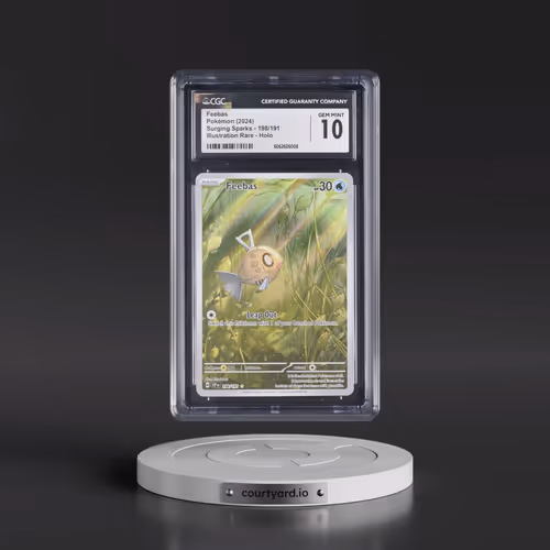 2024 Surging Sparks - SSP EN #198/191 Feebas - Illustration Rare Holo (CGC 10 GEM MINT)