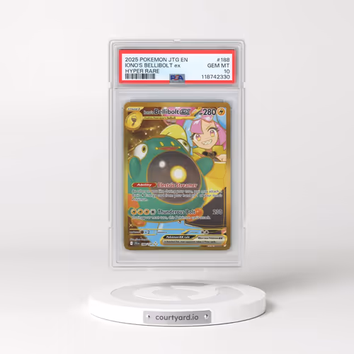 2025 Pokémon Jtg EN-Journey Together #188 Iono's Bellibolt EX - Holo Hyper Rare (PSA 10 GEM MINT)