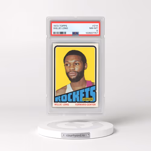 1972 Topps #214 Willie Long (PSA 8 NM-MT)