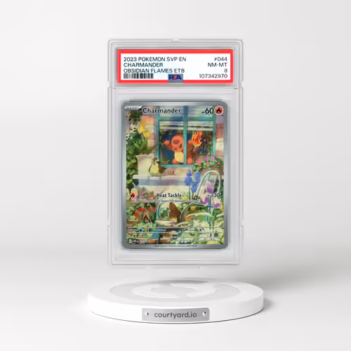 2023 Pokémon Svp EN-SV Black Star Promo #044 Charmander - Obsidian Flames Elite Trainer Box (PSA 8 NM-MT)