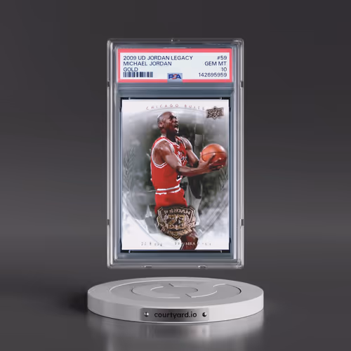 2009 Upper Deck Jordan Legacy Gold #59 Michael Jordan (PSA 10 GEM MINT)