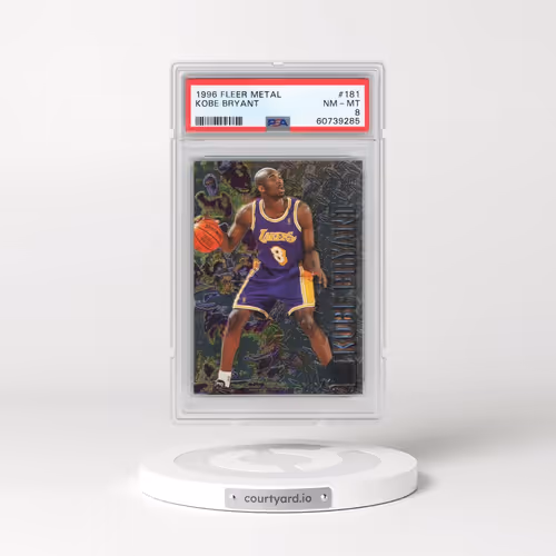 1996 Metal #181 Kobe Bryant (PSA 8 NM-MT)