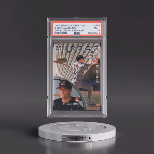 1997 Bowman's Best Mirror Image #MI9 Beltre/Branyan/Jones/Williams (PSA 9 MINT)