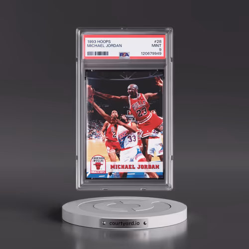 1993 Hoops #28 Michael Jordan (PSA 9 MINT)