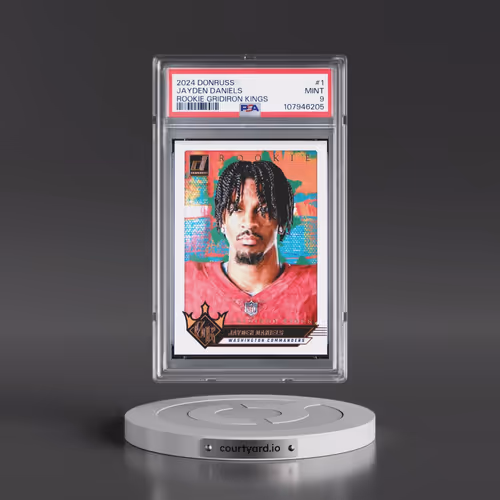 2024 Panini Donruss Rookie Gridiron Kings #1 Jayden Daniels (PSA 9 MINT)