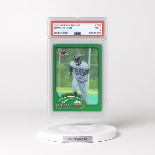 2002 Topps Chrome #208 Edward Reed (PSA 9 MINT)
