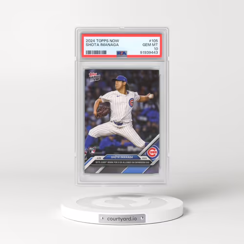 2024 Topps Now #105 Shota Imanaga (PSA 10 GEM MINT)