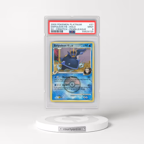 2009 Pokémon Platinum Supreme Victors #27 Empoleon FB - Holo Crosshatch-2010 Pokemon League (PSA 9 M