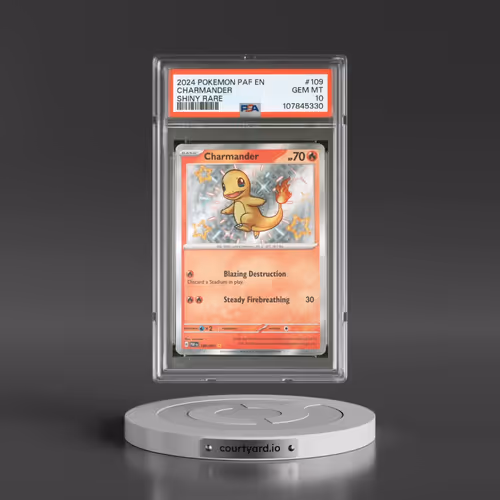2024 Pokémon Paf EN-Paldean Fates #109 Charmander - Shiny Rare (PSA 10 GEM MINT)