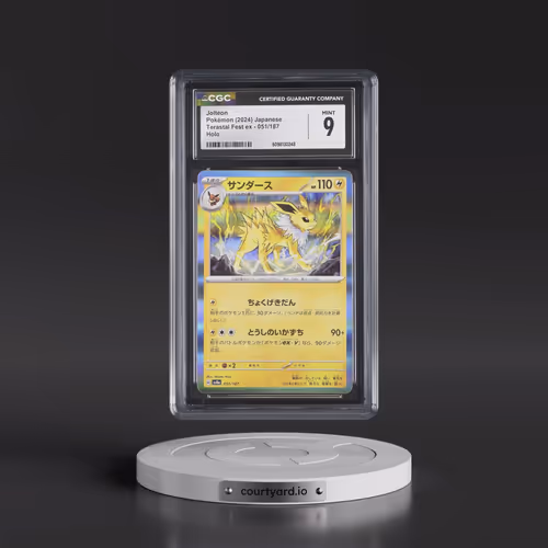 2024 High Class Pack: Terastal Fest ex - sv8a #051/187 Jolteon - Holo (CGC 9 MINT)