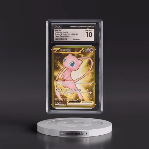 2023 Scarlet & Violet 151 - MEW EN #205/165 Mew ex - Hyper Rare Holo (CGC 10 GEM MINT)
