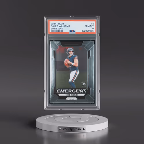 2024 Panini Prizm Emergent #1 Caleb Williams (PSA 10 GEM MINT)