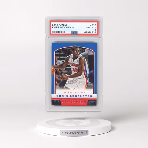 2012 Panini #276 Khris Middleton (PSA 10 GEM MINT)