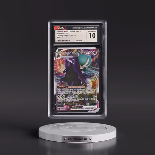2021 Chilling Reign #075/198 Shadow Rider Calyrex VMAX - Holo (CGC 10 GEM MINT)