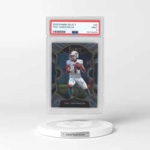 2020 Panini Select #45 Tua Tagovailoa (PSA 9 MINT)