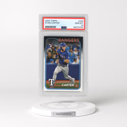 2024 Topps #280 Evan Carter (PSA 10 GEM MINT)
