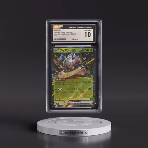2024 Super Electric Breaker - sv8 #003/106 Durant ex - Holo (CGC 10 GEM MINT)