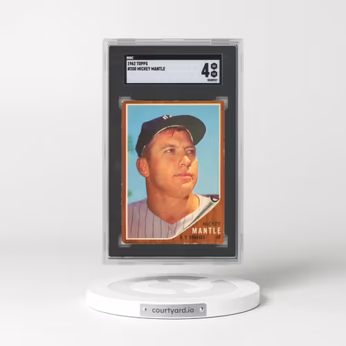 1962 Topps #200 Mickey Mantle (SGC 4 VG-EX)