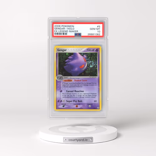 2006 Pokémon EX Legend Maker #5 Gengar - Holo (PSA 10 GEM MINT)