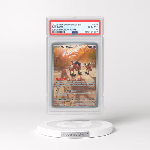 2023 Pokémon Mew EN-151 #179 Mr. Mime - Illustration Rare (PSA 10 GEM MINT)
