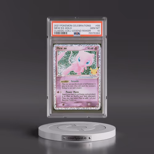 2021 Pokémon Celebrations Classic Collection #88 Mew EX - Holo Holo (PSA 10 GEM MINT)