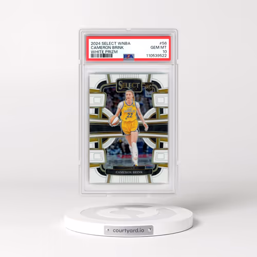 2024 Panini Select WNBA #56 Cameron Brink - White Prizm (PSA 10 GEM MINT)