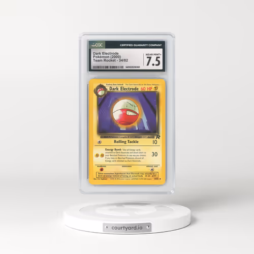1999 Team Rocket #34/82 Dark Electrode (CGC 7.5 NM+)