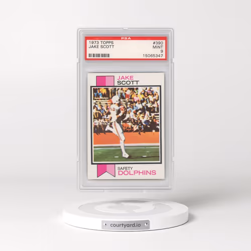 1973 Topps #390 Jake Scott (PSA 9 MINT)