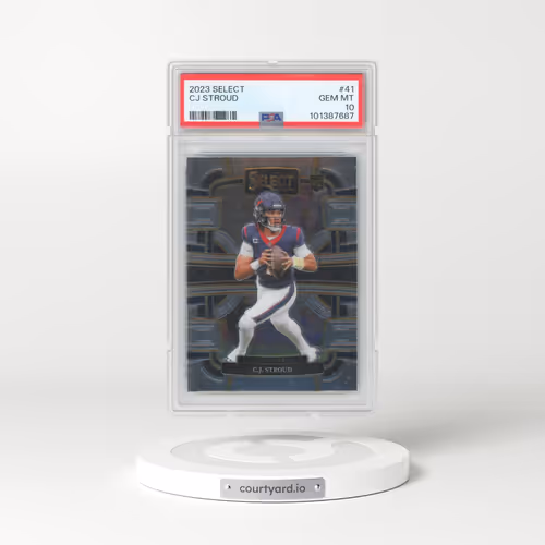 2023 Panini Select #41 CJ Stroud (PSA 10 GEM MINT)