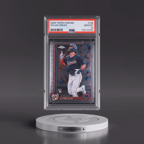 2025 Topps Chrome #146 Dylan Crews (PSA 10 GEM MINT)