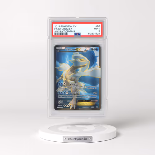 2015 Pokémon XY Ancient Origins #86 Kyurem EX - Holo Full Art (PSA 9 MINT)