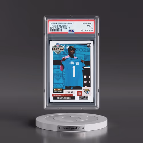 2025 Panini Instant NFL Draft Night #NFLDN2 Travis Hunter (PSA 9 MINT)