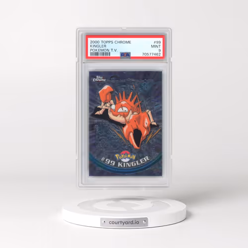 2000 Topps Chrome Pokémon T.V. #99 Kingler (PSA 9 MINT)
