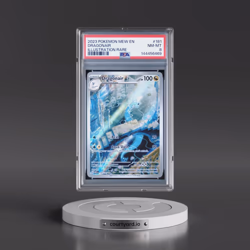 2023 Pokémon Mew EN-151 #181 Dragonair - Illustration Rare (PSA 8 NM-MT)