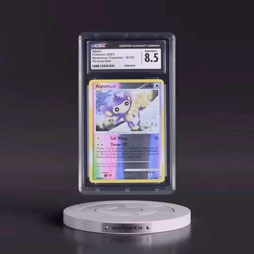2007 Mysterious Treasures #70/123 Aipom - Reverse Holo (CGC 8.5 NM-MT+)