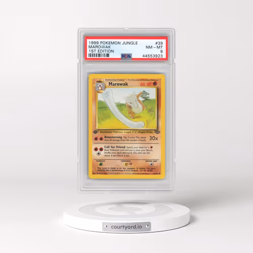 1999 Pokémon Jungle #39 Marowak - 1st Edition (PSA 8 NM-MT)